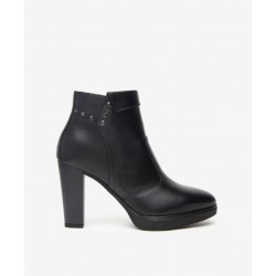 Bottines Noir en cuir Nero...