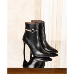 Bottines noir en cuir Nero...