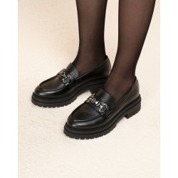 Mocassin  Noir en cuir Nero...