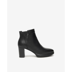 Bottines noir en cuir Nero...