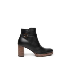 Bottines noir en cuir Nero...