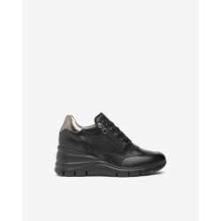 Sneakers noir en cuir Nero...