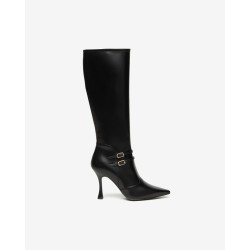Bottes noir en cuir Nero...