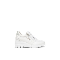 Sneakers Blanc  en cuir...