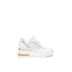 Sneakers Blanc  en cuir...