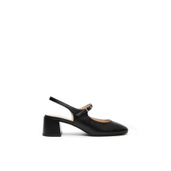 Escarpin noir  en cuir Nero...