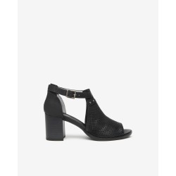 Sandales noir en cuir  Nero...