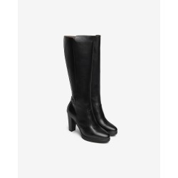 Bottes en cuir Noir Nero...