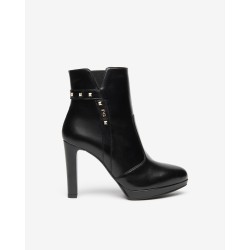Bottines noir en cuir Nero...