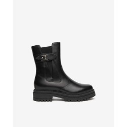 Bottines noir  en cuir Nero...